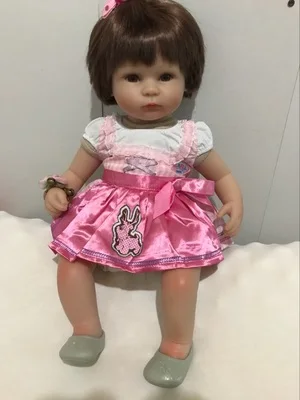 43 см для ухода за ребенком мам reBorn Baby Doll Одежда милое кружевное платье подходит