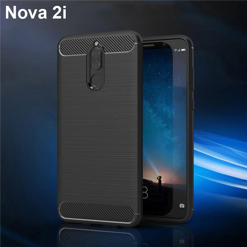 Мягкий силиконовый чехол из ТПУ для Huawei Nova 2i защитный телефона ПК Рамка