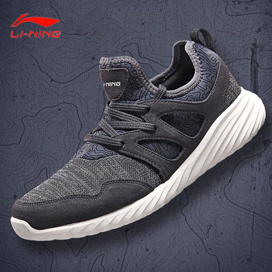 Li-Ning/Женская прогулочная обувь с пузырьками для лица; удобные кроссовки для фитнеса; спортивная обувь с дышащей подкладкой; AGCN008 SJFM18