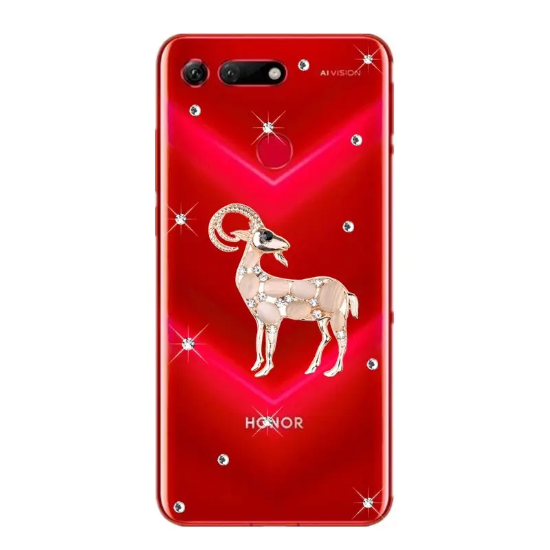 Роскошный блестящий чехол для Huawei Honor View 20 V20 20s 10i 10 9 8 Lite Pro 7X 7S 7C 7A телефона|Бамперы|