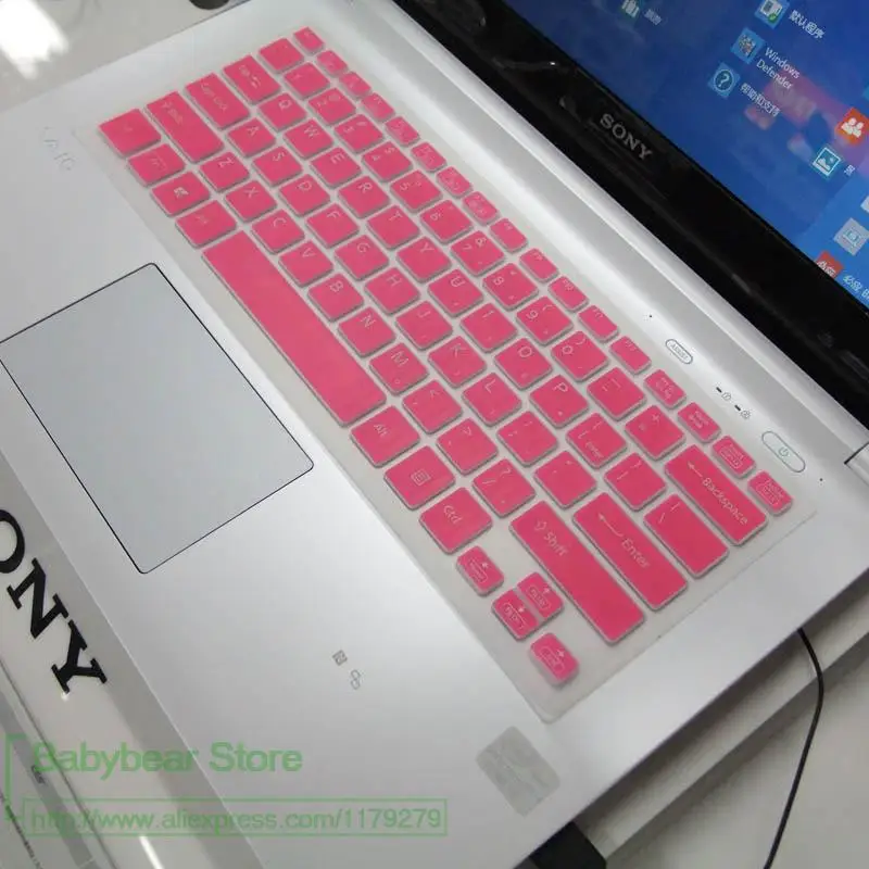 Новая силиконовая защитная накладка на клавиатуру для Sony SVF14 Fit14 F14|Чехлы