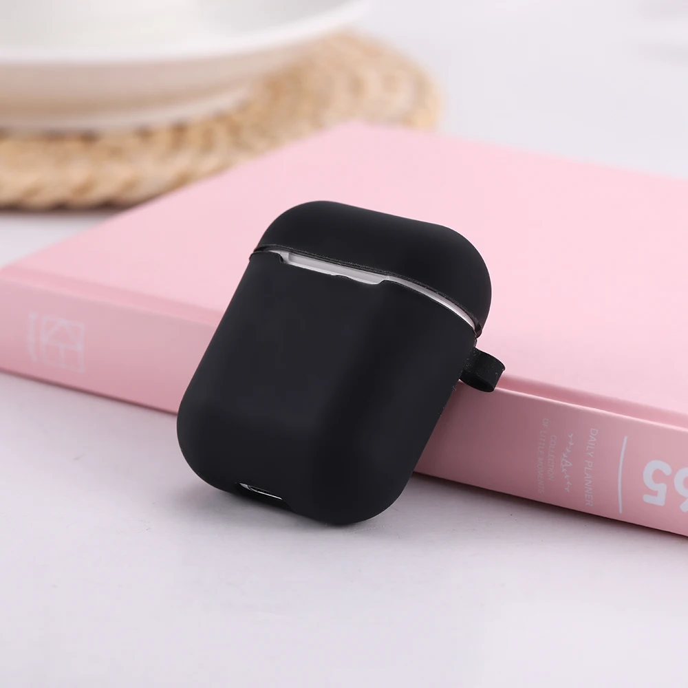 Роскошный чехол для наушников LAUFH LIFE Candy силиконовый Airpods милый Apple однотонный