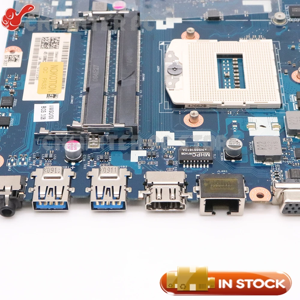 Материнская плата NOKOTION VIWGQ GS LA 9641P для ноутбука Lenovo ideapad G510 материнская DDR3L Radeon R7 M265