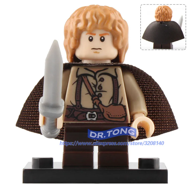 8 шт./лот PG8160 Samwise Gamgee Frodo Baggins Gandalf Radagast Saruman Beorn Властелин колец детские игрушки