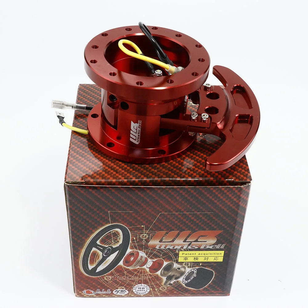 Red Высокий работает BELL GTC наклон гоночный руль Quick Release Hub Kit адаптер Корпус Съемный отстегнуть Boss Kit - Цвет: Red