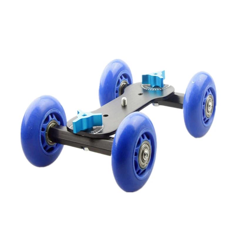 Мини Настольная камера рельсовая Автомобильная настольная тележка Видео