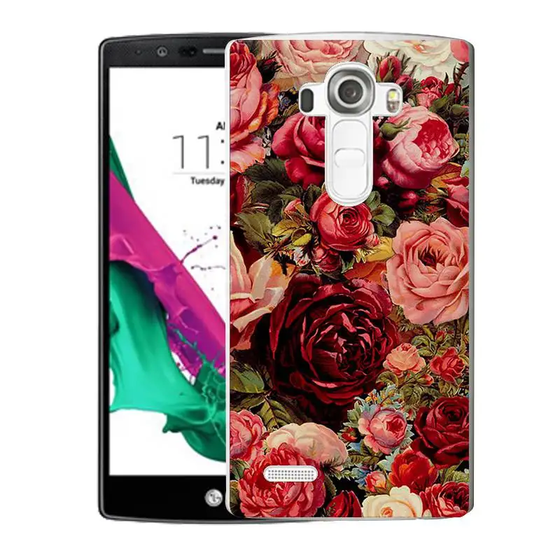 Qmswei ТПУ прозрачный чехол для телефона LG K3 K4 K5 K8 Флора Луна лес морской рыбы олень с