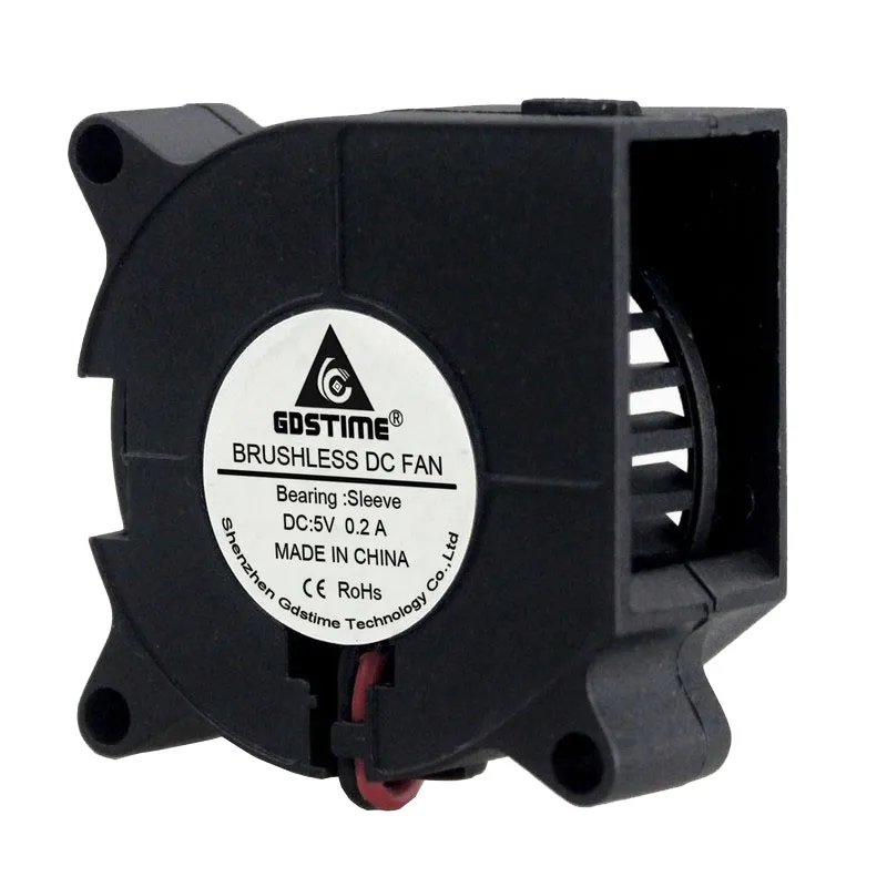 Gdstime 5 pcs 4020 5V 2Pin 4cm 40mmX20mm Small Blower Fan DC 0.2A 40mm 40*40mm Cooling | Компьютеры и офис