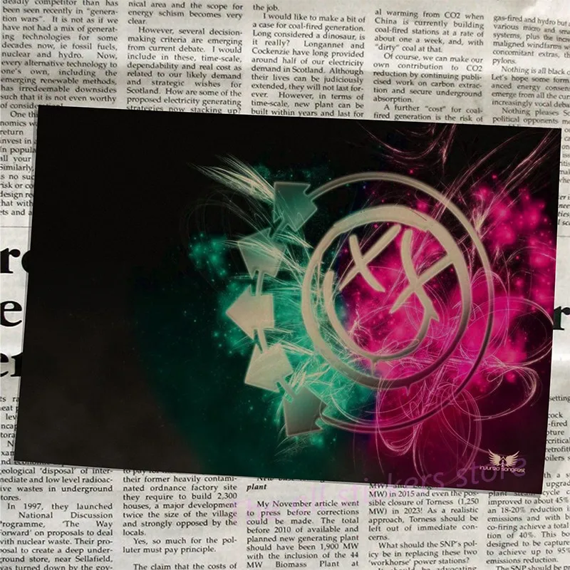 Blink 182, винтажная Ретро рок-группа, музыкальная гитара, матовая крафт-бумага, античный плакат, настенная наклейка, домашний декор/6009 - Цвет: 14
