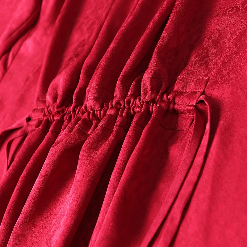 летнее платье с запахом лето лапша женское из натурального шелкового платья