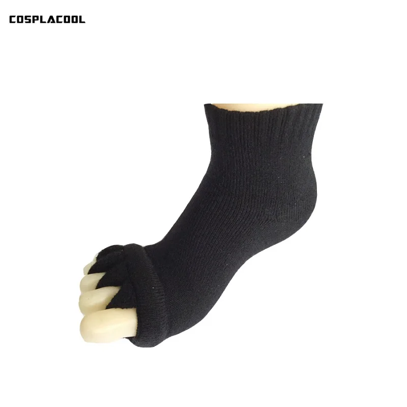 

[COSPLACOOL]Five toe socks women massage feparator foot pain soft health women stretch tendon relieve white Sokken calcetines