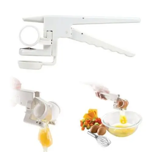 2015 Легко яйцо Cracker ручной желток белок сепаратор Кухня гаджет инструменты Лидер