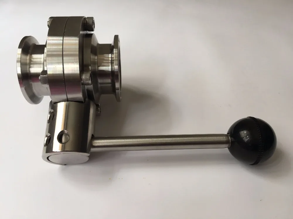 

Freeshipping 304 stainless steel Butterfly valve 1.5" (38mm)