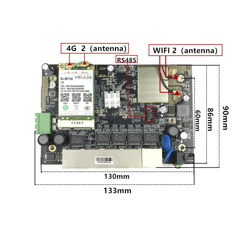 high speed 27dBm 300M industrial DIN rail 4g ltewireless router support openwrt ODM/OEM serial RS/485 industrial control WIFI