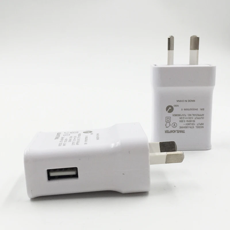 200 шт. 2A AU Plug USB AC настенное домашнее зарядное устройство адаптер питания для Samsung