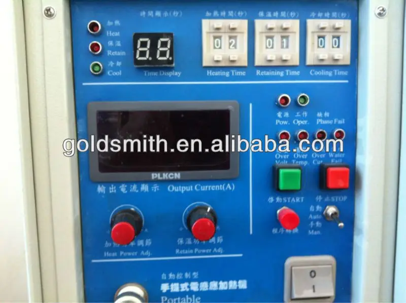 35KVA drill welding induction heating machine with melt capacity 20kg gold/silver | Украшения и аксессуары