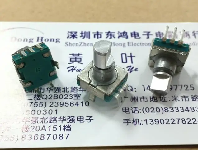 

2PCS/LOT High quality EC11 type encoder, switch 30, positioning 15 pulse shaft length 12MM, car volume potentiometer