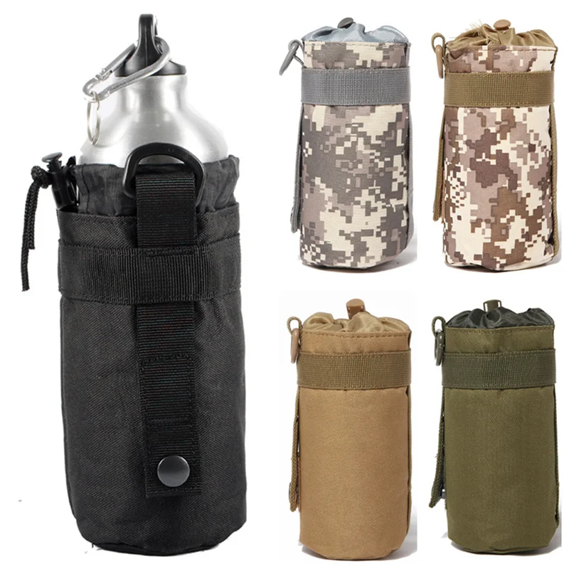 Военная Тактическая Сумка для бутылки с водой CQC системой Molle переноска столовой