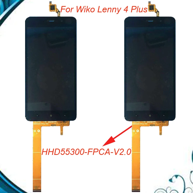 100% Протестировано подходит для Wiko Lenny 4 Plus ЖК-дисплей и сенсорный экран в сборе
