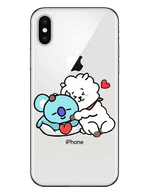 Чехол для iPhone X XS XR MAX 6 7 8 Plus S с рисунком звезд KPOP BTS мягкий силиконовый чехол Bangtan BT21