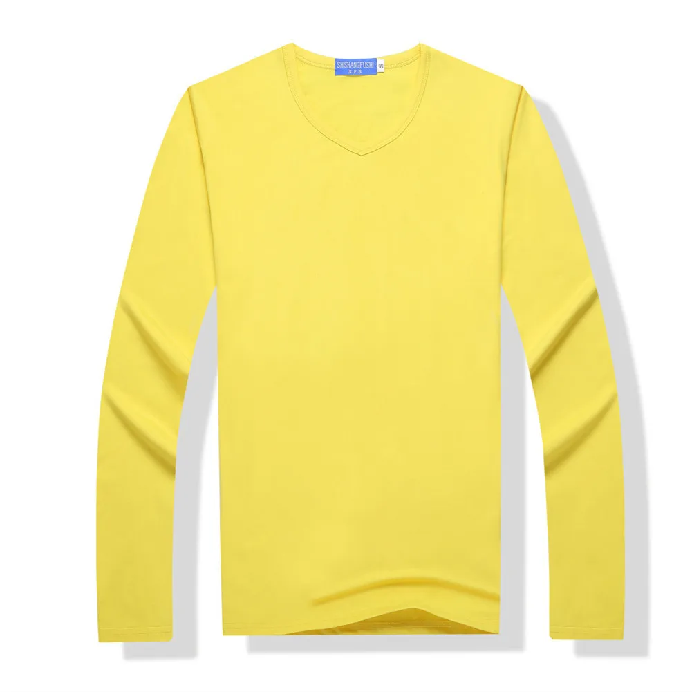 Mens Long Sleeves Fitness T Shirt Male Cotton Workout Clothing Tops Sport Breathable Running shirts | Спорт и развлечения