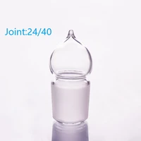 2pcs transparent brown glass stopperglass hollow plugjoint 2440grinding ball plughollow plunger