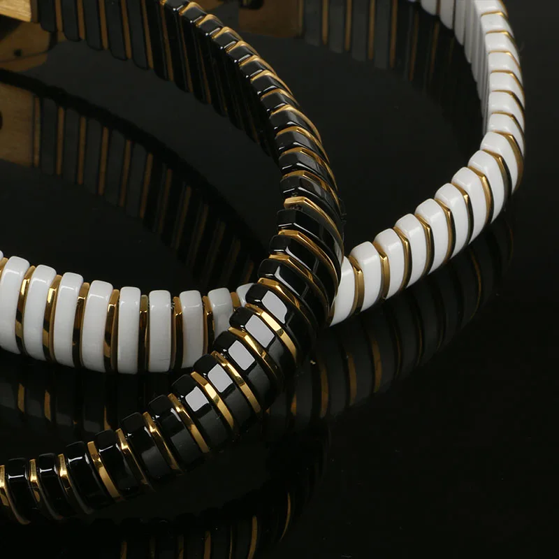 Новый большой гиперболе женские браслеты мужские личности преувеличение черный