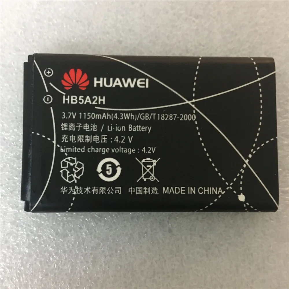 Оригинальный аккумулятор для телефона Huawei HB5A2H T MOBILE PULSE MINI TAP U7510 U7519 E5220 8000 T550 U1860U3100