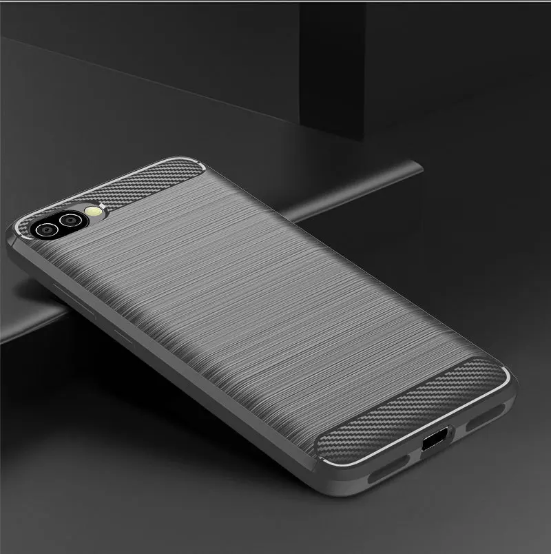 Чехол для Asus ZenFone4 Max Plus ZC554K из углеродного волокна мягкий силиконовый чехол ТПУ с