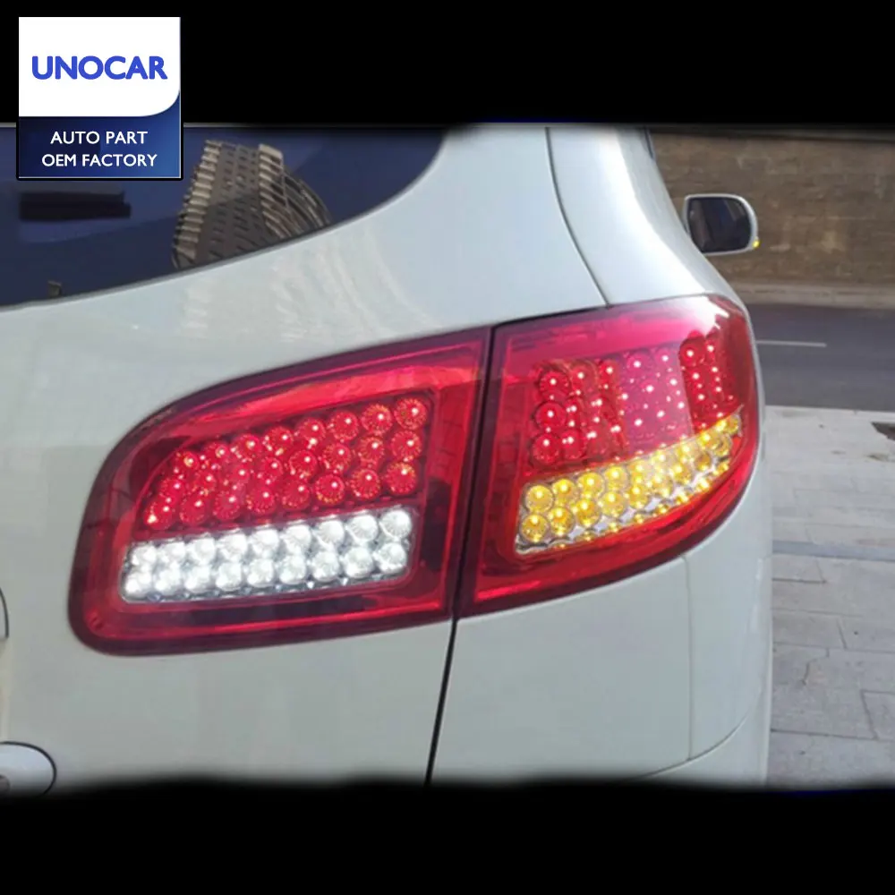 Стиль для hyundai Santafe задние фонари 2004 2012 Santa Fe светодиодный фонарь IX45 лампы ДРЛ +
