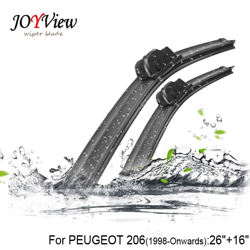 U образный крюк 26 &quot+ 16&quot Автомобильный Стеклоочиститель подходит для PEUGEOT 206 (98 )