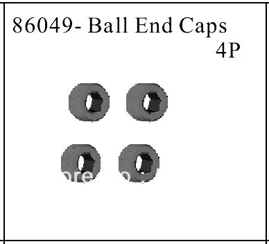 86049 Ballend Кепки * 4P безколлекторная электрическая модель 1/16th EC автомобиля Запчасти