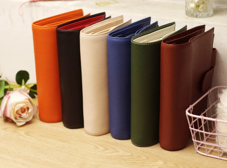 A6 Yiwi натуральная кожа блокнот ручной работы Золотая спираль блокнот воловья кожа Винтаж Журнал Планировщик дневник на спирали с карманом