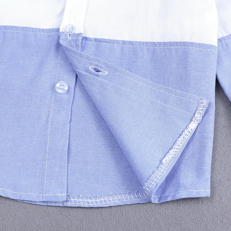 1-7 Spring Autumn Baby Boys Clothes Sets Cotton Shirts and Hole Jeans Comfy Clothing Little Boy Long Sleeve Tops Kids Outfits |