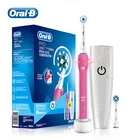 Электрическая зубная щетка Oral B Sonic, вращающаяся перезаряжаемая зубная щетка 3D Celan, гигиена полости рта, зубная щетка, 2 насадки
