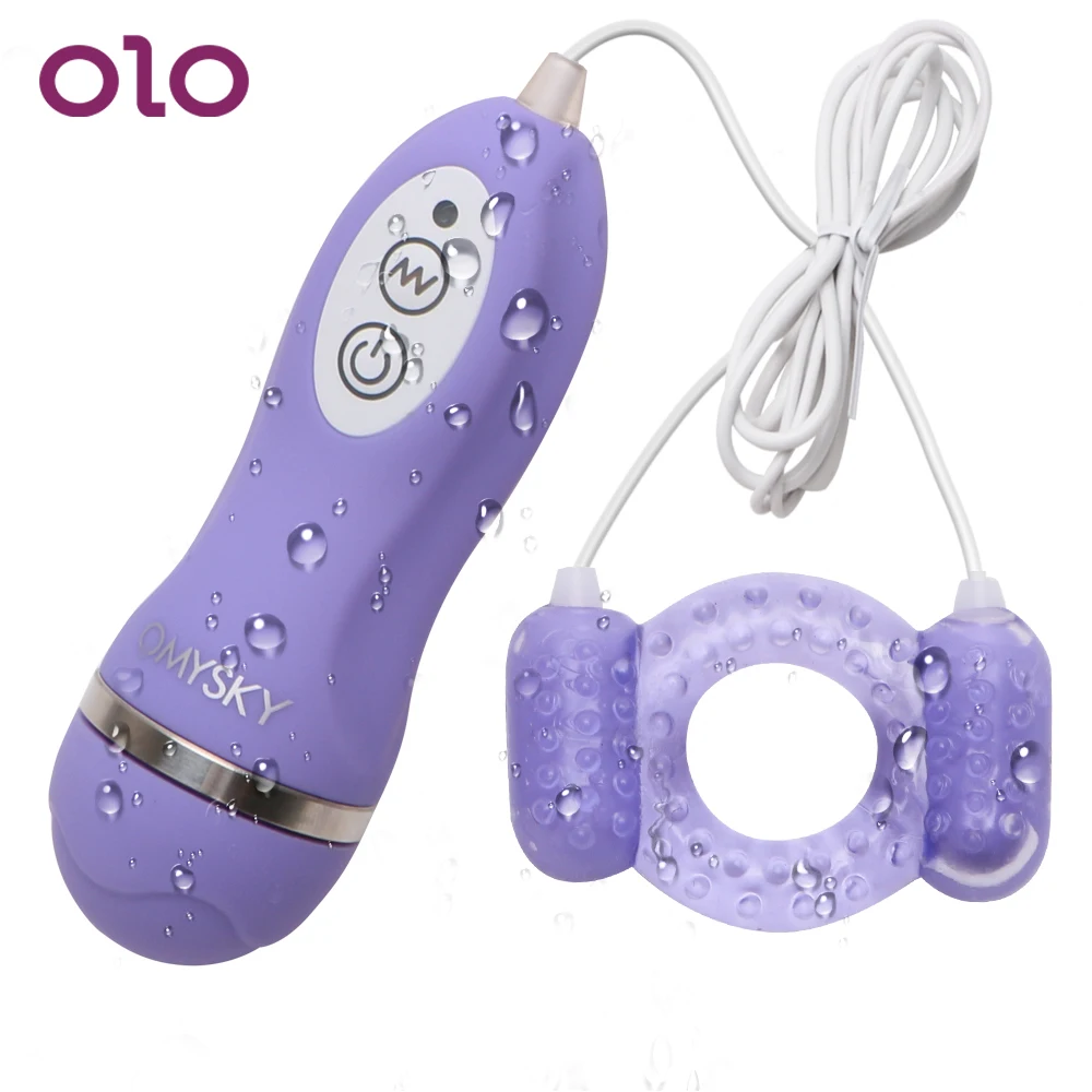 OLO секс игрушки для мужчин постоянное кольцо Мужская мастурбация вибратор Пенис