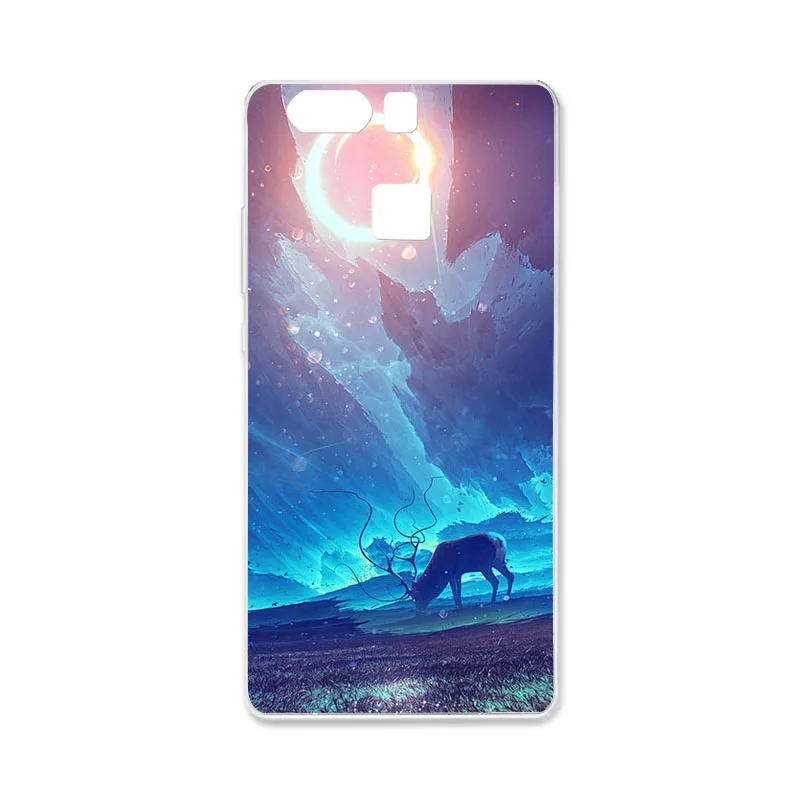 Силиконовый чехол для huawei P9 чехол s силиконовый бампер для huawei P Smart Z Y9 Prime чехол s DIY Окрашенные мягкие чехлы из ТПУ - Цвет: T093