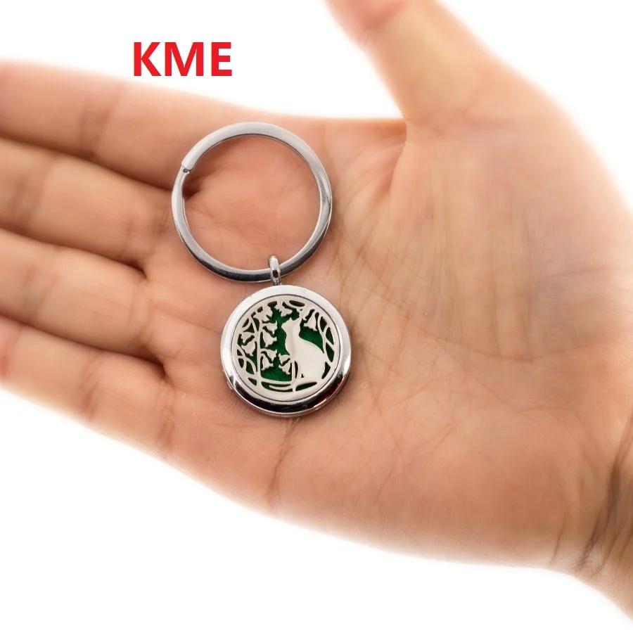 Английский алфавит A Z 25 мм духи медальон эфирное масло диффузор кольцо для ключей