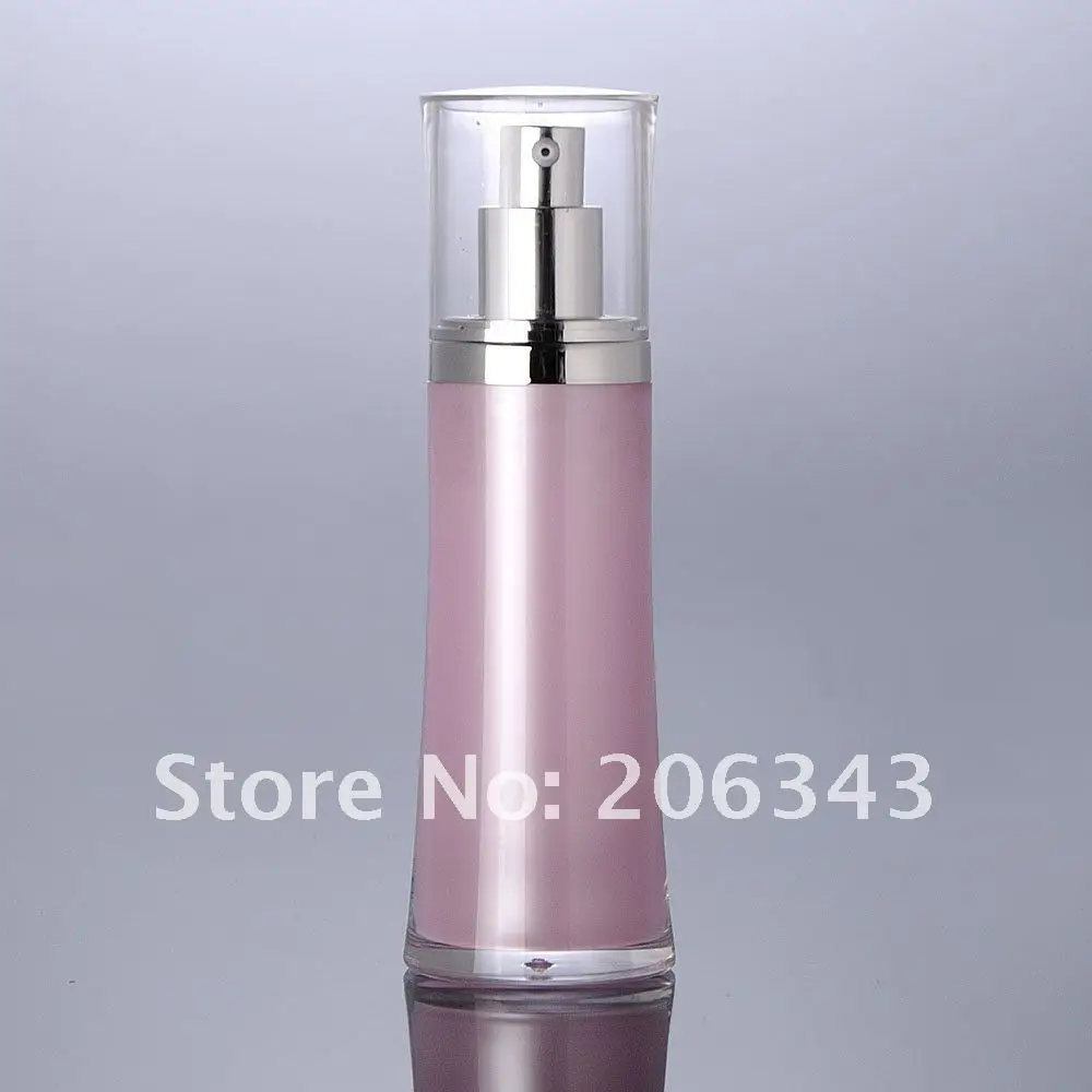 Розовая акриловая бутылка для лосьона с насосом 15 мл|lotion bottles|pump lotion bottlepump |