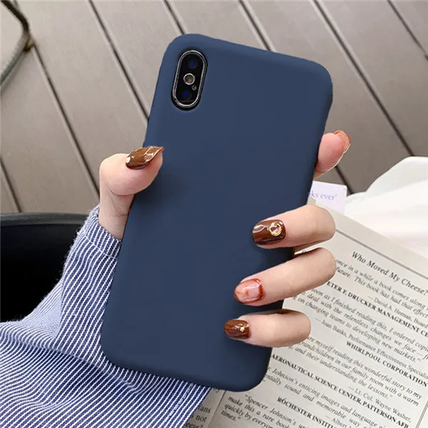DarkBlue Силиконовый чехол для huawei P20 P30 P10 Lite Pro P Smart Plus чехол из мягкого ТПУ задняя крышка Hawei Nova 2 2s Plus 3 3E 3i 4 4e Fundas - Цвет: DarkBlue
