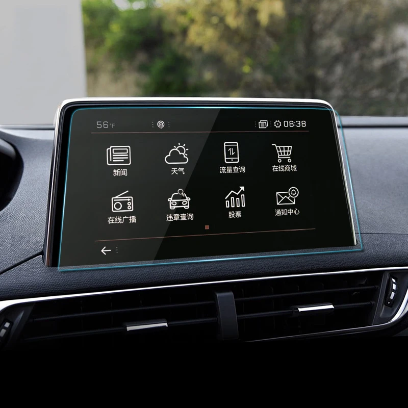 Защитная пленка из закаленного стекла Наклейка с защитой экрана для Peugeot 3008 5008 GT