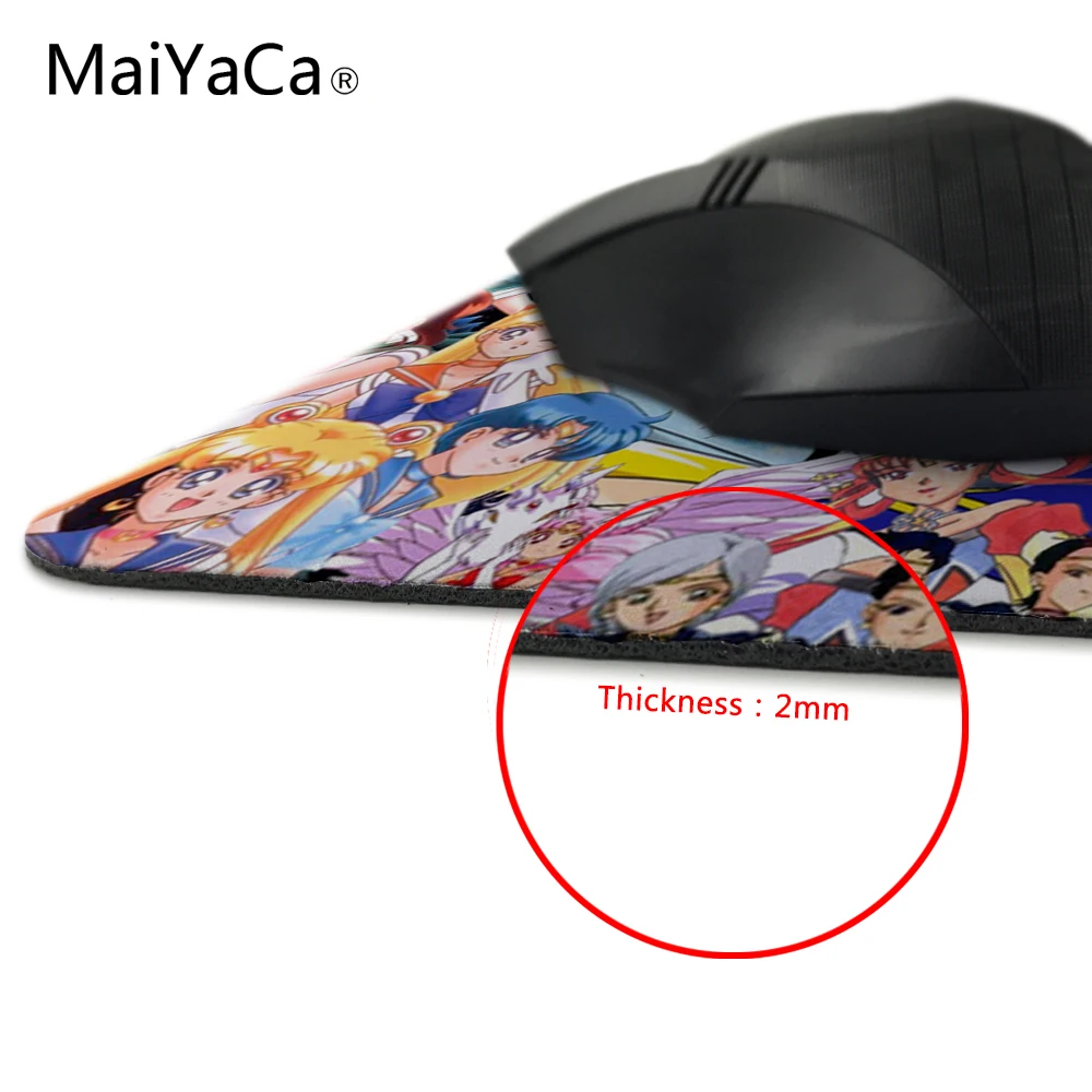 MaiYaCa, Роскошный рисунок, Сейлор Мун, игровой прочный ПК Противоскользящий Коврик для оптической мыши/трекбол, мышь