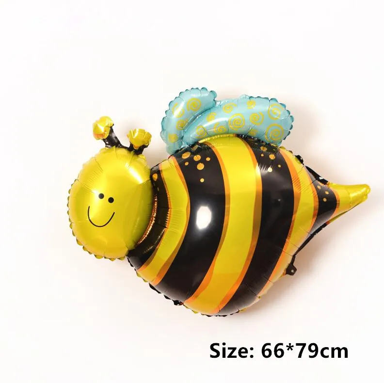 Big bee Большие Желтые Подсолнухи пчела солнце фольгированные Алюминиевые шарики для свадебной вечеринки Украшенные шары на день рождения Дети животные - Цвет: Big bee