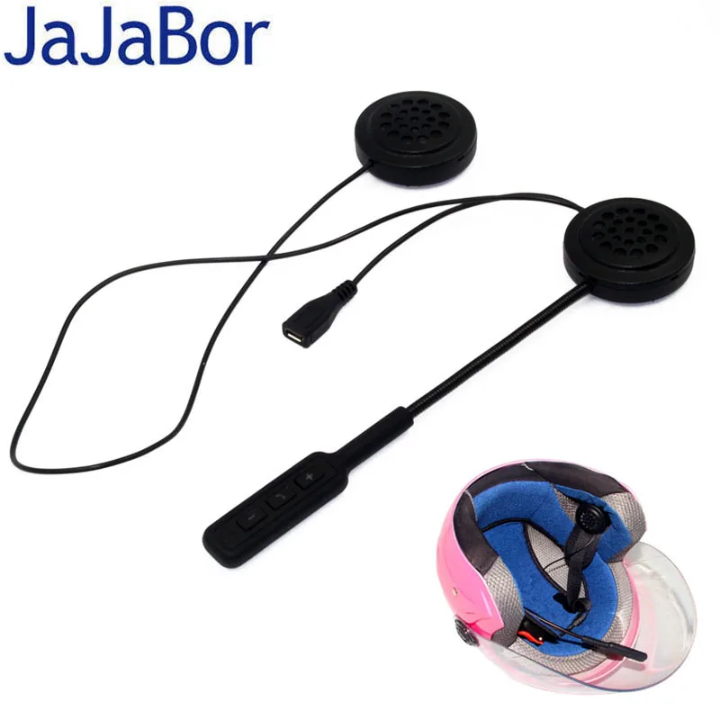 Беспроводной bluetooth гарнитура JaJaBor мотоциклетный шлем наушники музыкальный