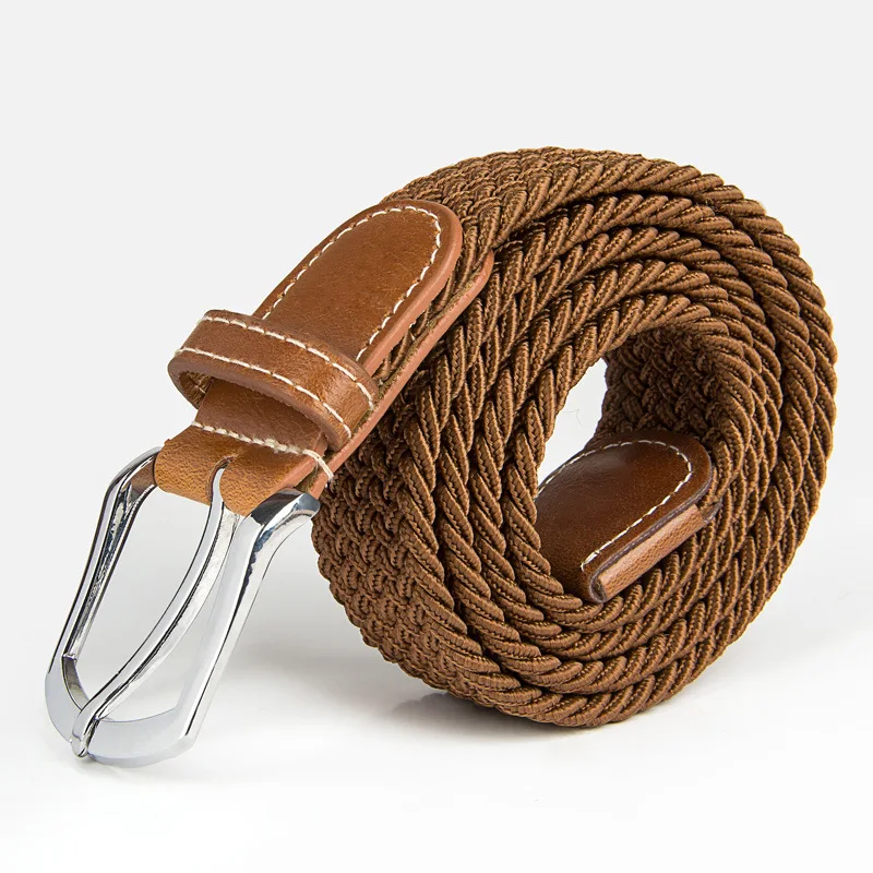Elastic Belt Knitted Canvas Long Belts Decoration Girdle Female Pin Buckle Strap Unisex Adult Casual High Quality Fashion 2019 | Аксессуары