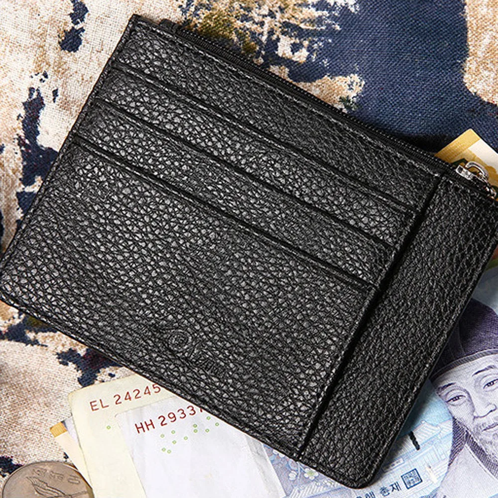 Мужской бумажник тонкий кредитный держатель для карт ID Бизнес 2020 Чехол мужские