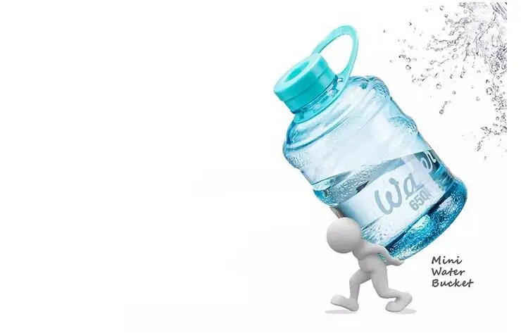 ORGANBOO 1 шт. Новые Креативные студенческие бутылки для воды 650 мл мини бочкообразные герметичные бутылки для путешествий, для прогулок на велосипеде спортивные 5 цветов