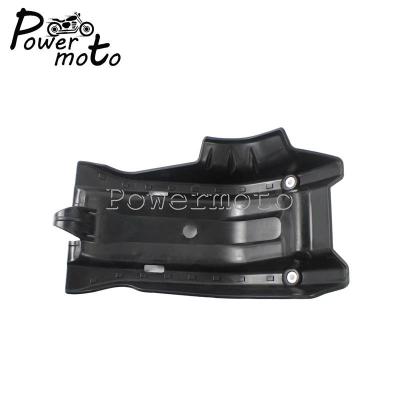 Мотоциклетная черная противоскользящая пластина нижняя крышка двигателя защита