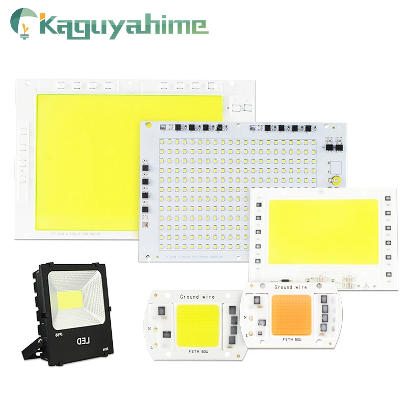 

Kaguyahime 5W~100W AC 220V Integrated COB LED Lamp Chip 50W 30W 20W 10W Smart IC Driver High Lumens For DIY Floodlight Spotlight