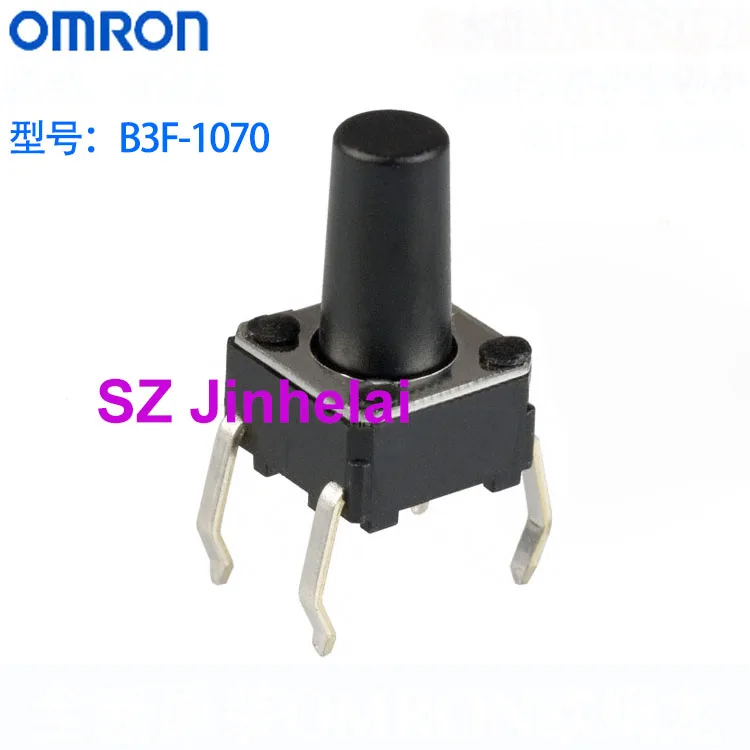 

100pcs OMRON B3F-1070 Authentic original TACTILE SWITCH 1.47N,Key button 6*6*9.5mm